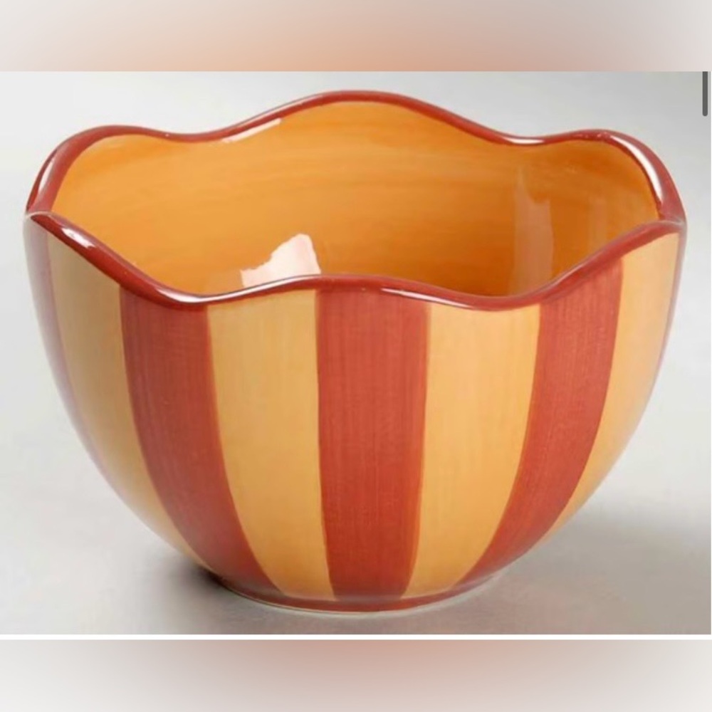 Siena by Gail Pittman Stripes 4” Tidbit Dish